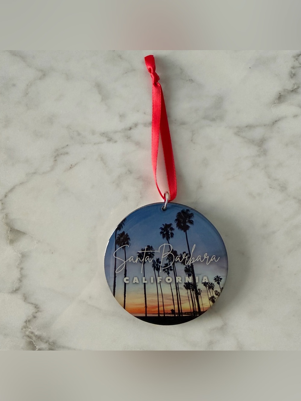 Santa Barbara Christmas Ornament, SBA